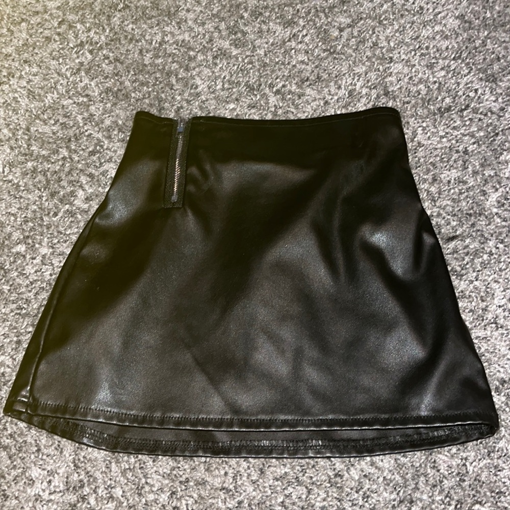 Girls Leather Skirt